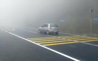Bolu Dağı’nda sis görüş mesafesini düşürdü