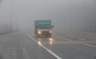 Bolu Dağı’nda sis ve sağanak etkili oldu