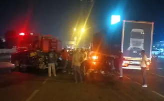 Bolu Dağı’nda tırla otomobilin çarpıştığı kazada 2 kişi yaralandı