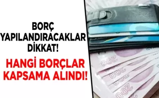 Borç yapılandıracaklar bu tarihlere dikkat! Hangi borçlar kapsama alındı?