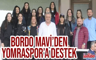 Bordo Mavi’den Yomraspor’a destek