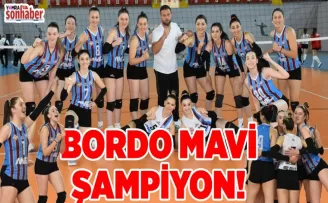 BORDO MAVİ ŞAMPİYON!