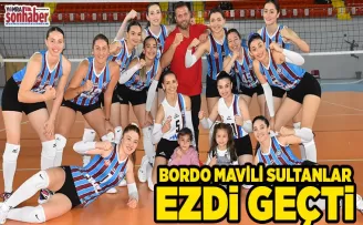 Bordo Mavili Sultanlar ezdi geçti : 3-0