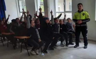 Boyabat’ta öğrencilere trafik eğitimi verildi