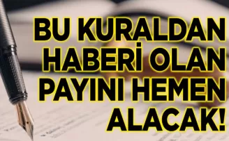 Bu kuraldan haberi olan üzerine düşen mirası hemen alacak