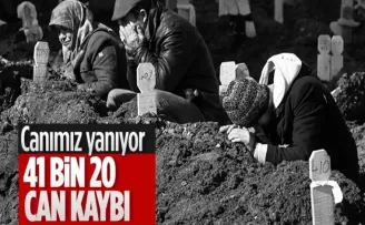 Büyük depremde acı bilanço 41 bini aştı