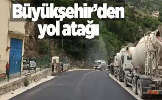 Büyükşehir'den yol atağı