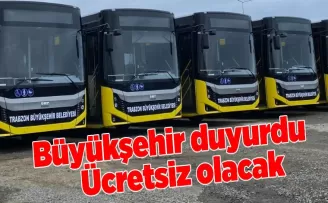 Büyükşehir duyurdu: Ücretsiz olacak