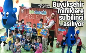 Büyükşehir Miniklere Su Bilinci Aşılıyor