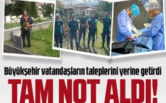 Büyükşehir vatandaşların taleplerini yerine getirdi