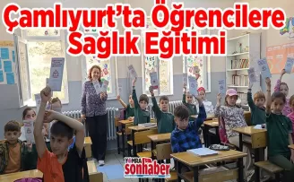 Çamlıyurt’ta Öğrencilere Sağlık Eğitimi