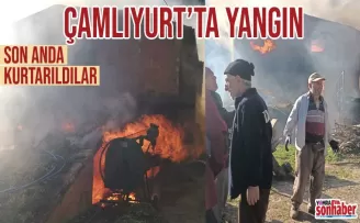 Çamlıyurt’ta yangın