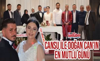 Cansu ile Doğan Can’ın en mutlu günü