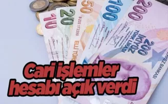 Cari işlemler hesabı açık verdi