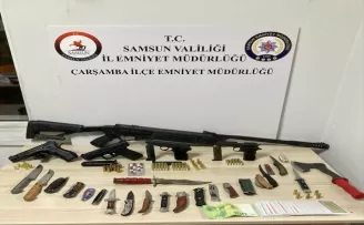 Çarşamba’da polis ekiplerinden “şok“ uygulama
