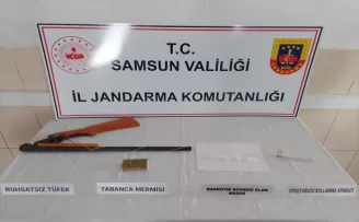 Çarşamba’da uyuşturucu operasyonunda 13 adreste arama yapıldı