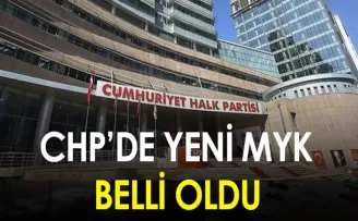 CHP’de yeni MYK belli oldu