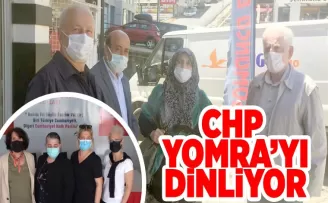 CHP Yomra'yı dinliyor