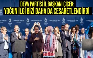 Çiçek ‘’Vatandaşlarımıza Teşekkür Ediyorum’