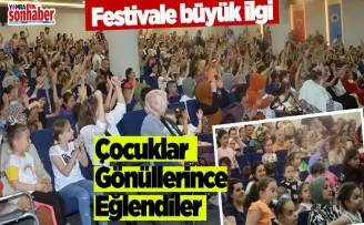 Çocuklar Gönüllerince Eğlendiler