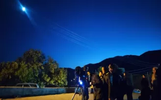 Çorum'da öğrenciler teleskopla uzayı gözlemledi