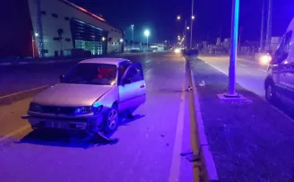 Çorum’da otomobilin çarptığı yaya yaralandı