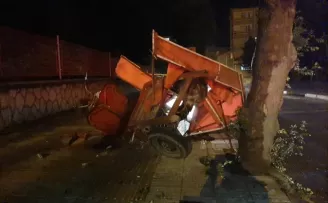 Çorum’da otomobille elektrikli motosiklet çarpıştı, iki kişi yaralandı