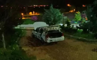 Çorum’da patlama meydana gelen otomobildeki 3 kişi yaralandı