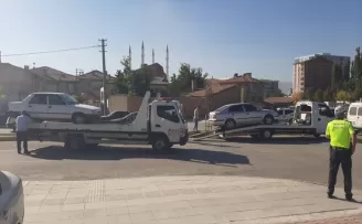 Çorum’da polis ekipleri hatalı araç parklarına karşı denetim yaptı