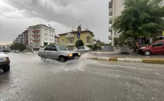 Çorum’da sağanak etkili oldu