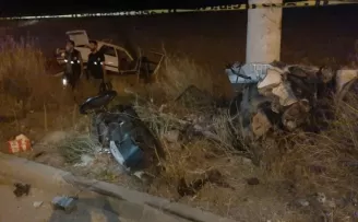 Çorum'daki trafik kazasında baba ile bebeği öldü