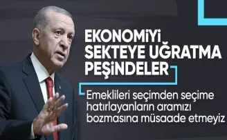 Cumhurbaşkanı Erdoğan’dan emekli açıklaması!