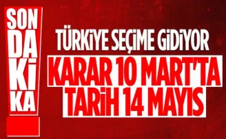 Cumhurbaşkanı Erdoğan duyurdu: Seçim sürecini başlatıyoruz