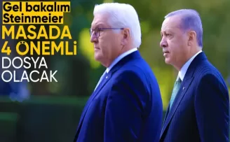 Cumhurbaşkanı Erdoğan, mevkidaşı Steinmeier ile bir araya gelecek
