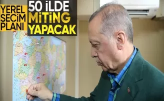 Cumhurbaşkanı Erdoğan sahaya iniyor! 50 ilde miting düzenlenecek
