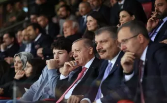 Cumhurbaşkanı Erdoğan, Türkiye-Angola maçını izledi