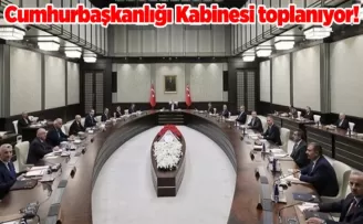 Cumhurbaşkanlığı Kabinesi toplanıyor! İşte masadaki konular