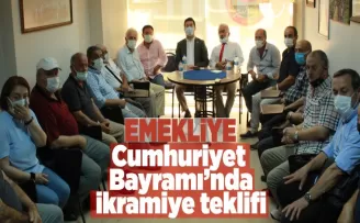 Cumhuriyet Bayramında ikramiye teklifi