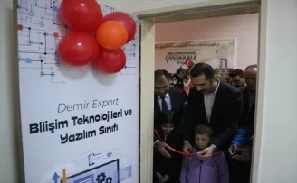 Demir Export “Bilişim ve Teknoloji Sınıfı“nı açtı