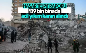 Deprem bölgesindeki hasar tespit çalışmalarında son durum