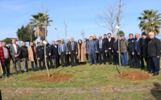 Depremde hayatını kaybedenler için Of’ta hatıra ormanı oluşturuldu