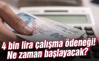 Depremzedeye 4 bin lira çalışma ödeneği! 1 Mart’tan itibaren başlıyor