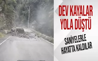 Dev kayalar yola düştü
