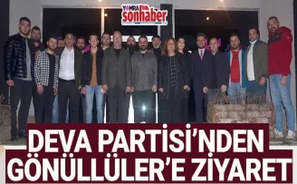 DEVA’dan gönüllülere ziyaret