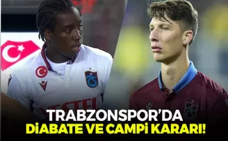 Diabate ve Campi için karar verildi