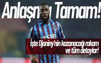 Djaniny Trabzonspor'dan ne kadar kazanacak? İşte tüm detaylar