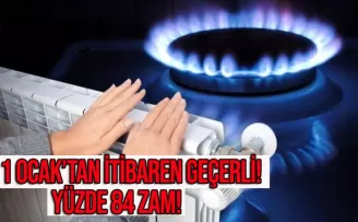 Doğalgaz bağlantı ve hizmet bedeline zam! 1 Ocak'tan itibaren geçerli