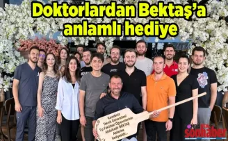 Doktorlardan Bektaş’a anlamlı hediye