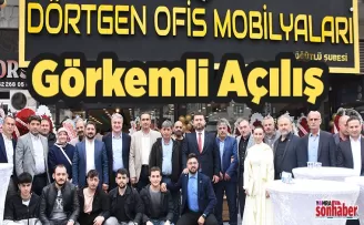 Dörtgen Ofis Mobilyaları Söğütlü şubesini görkemli bir törenle hizmete açtı
