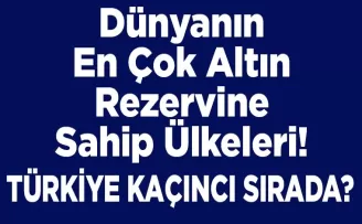  Dünyanın En Çok Altın Rezervine Sahip Ülkeleri!